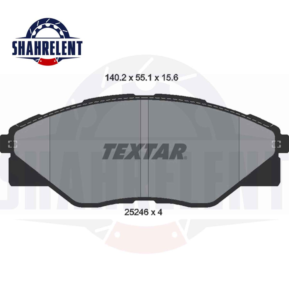 لنت ترمز جلو تویوتا هایلوکس برند Textar کد برند تکستار (TEXTAR) - Image 3