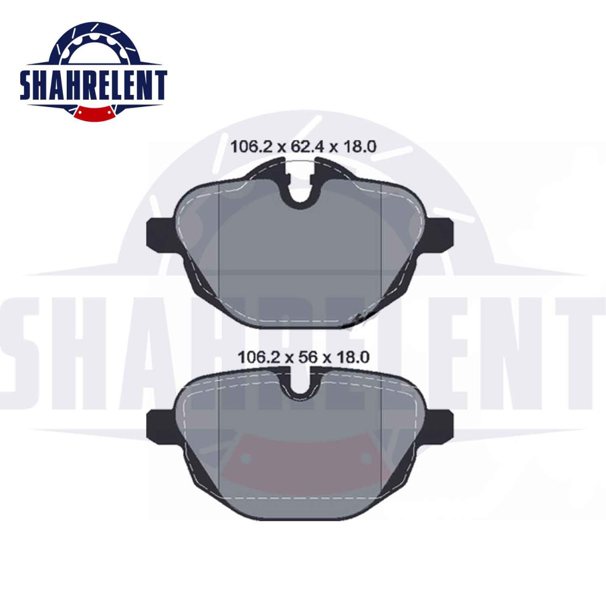 لنت ترمز عقب بی ام و X4 (F26) برند برمبو (brembo) - Image 3