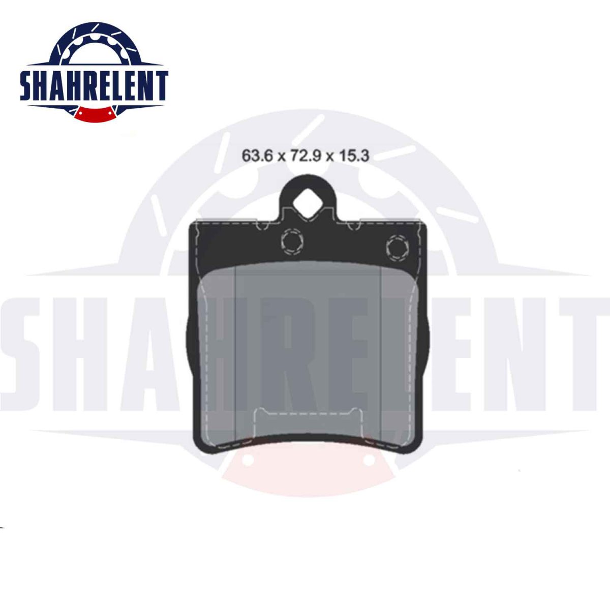 لنت ترمز عقب مرسدس بنز SLK(R171) برند تکستار (TEXTAR) (نوع B) - Image 3