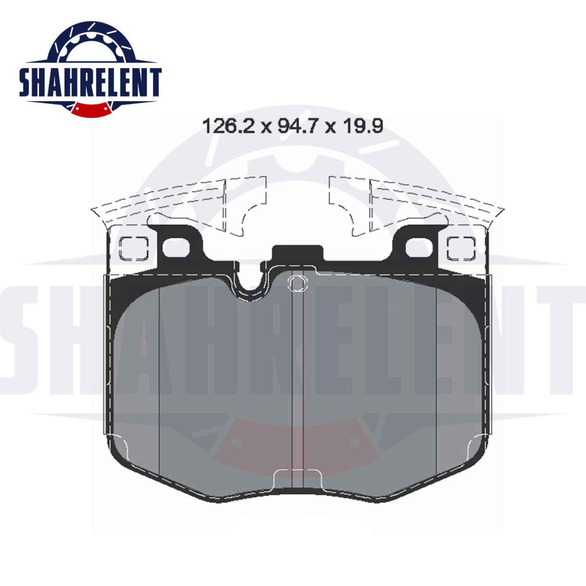 لنت ترمز جلو بی ام و سری 5 (G30) برند برمبو (brembo) (نوع B) - Image 3