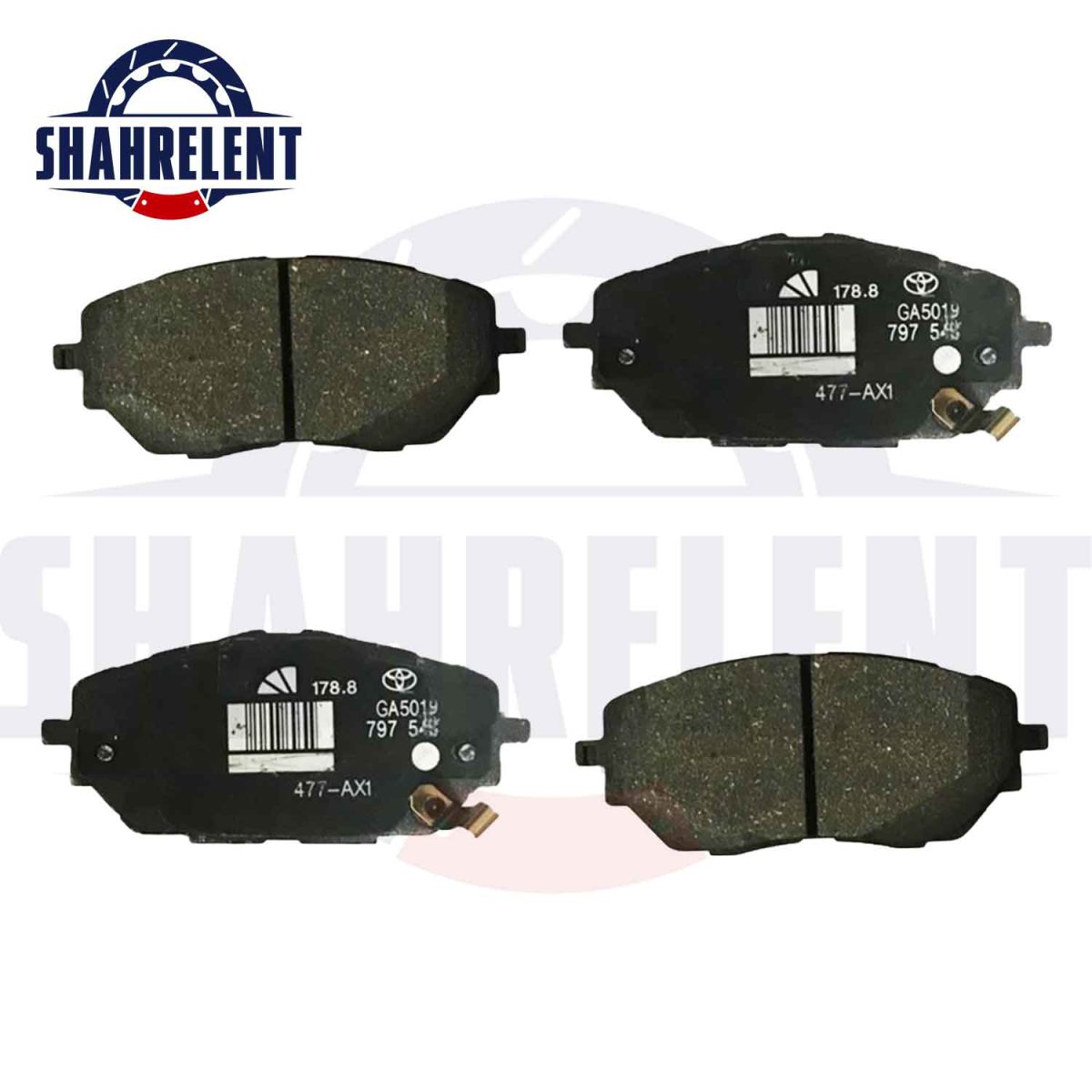 لنت ترمز جلو تویوتا CHR برند اصلی تویوتا (GENUINE PARTS) - Image 2
