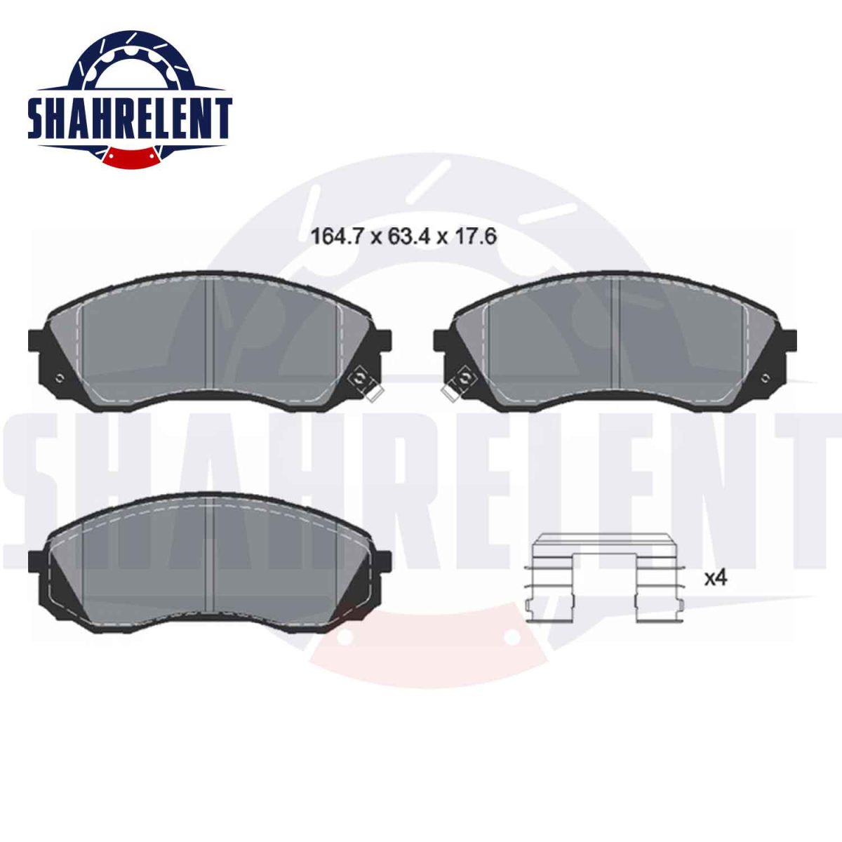 لنت ترمز جلو هیوندای ون H1 برند اصلی (Genuine Parts) - Image 3