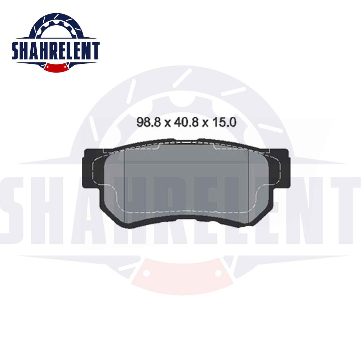 لنت ترمز عقب هیوندای سوناتا NF (نوعA) برند های کیو (Hi-Q) - Image 3