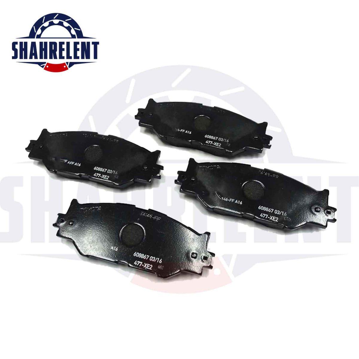 لنت ترمز جلو لکسوس IS (نوع A) برند تویوتا (GENUINE PARTS) - Image 2