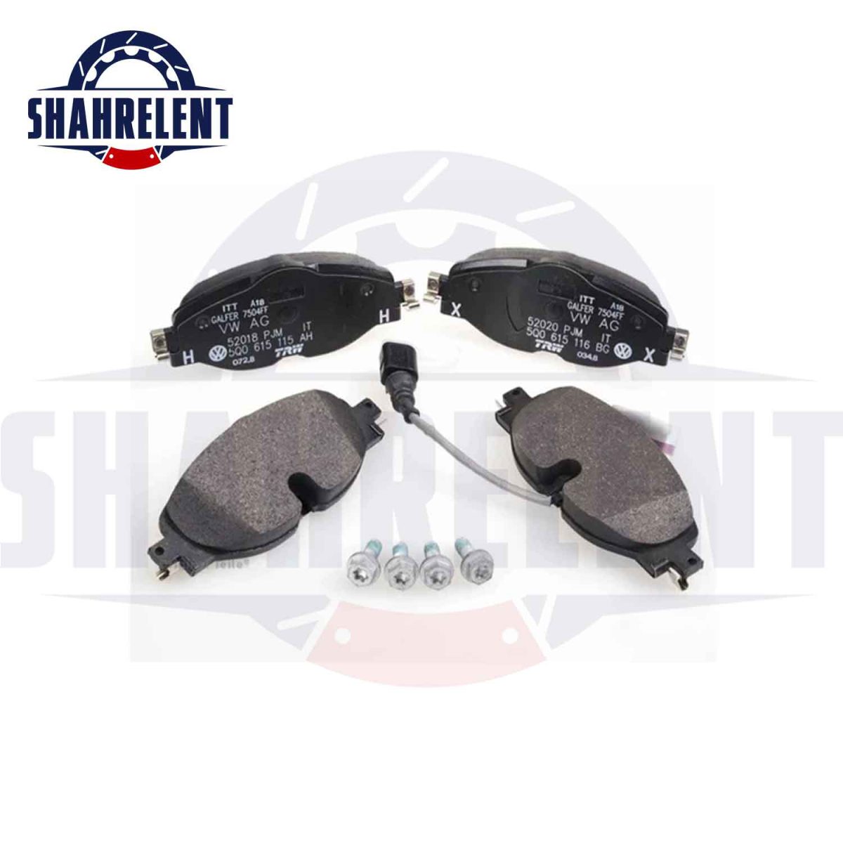 لنت ترمز جلو فولکس واگن پاسات (نوعA) برند اصلی فولکس واگن (VW GENUINE PART) - Image 2