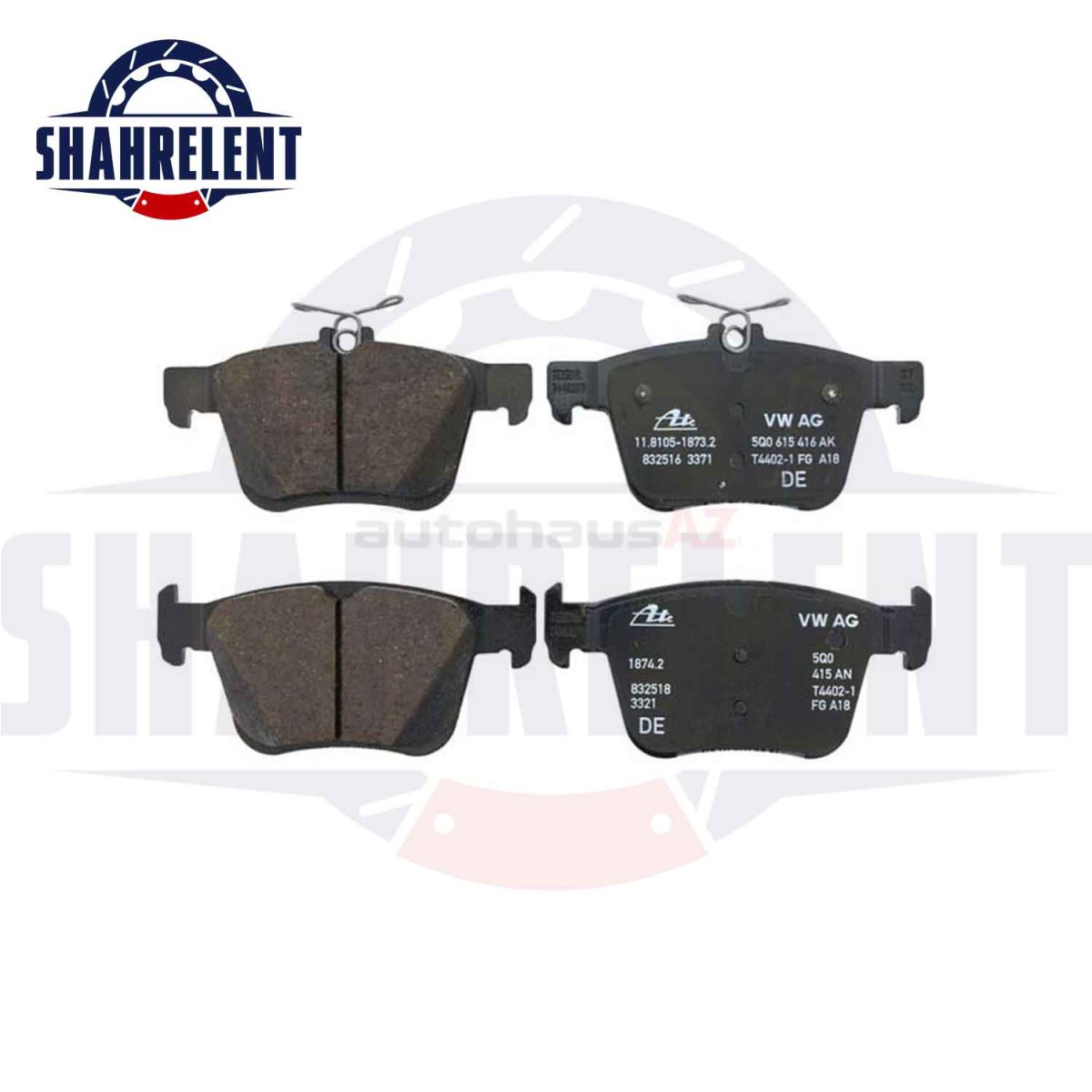 لنت ترمز عقب فولکس واگن پاسات برند اصلی فولکس واگن (VW GENUINE PART) - Image 2