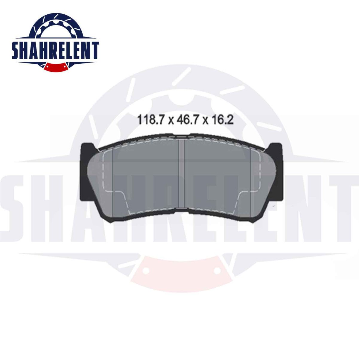 لنت ترمز عقب گک گونو G5 برند آسیمکو (ASIMCO) - Image 3