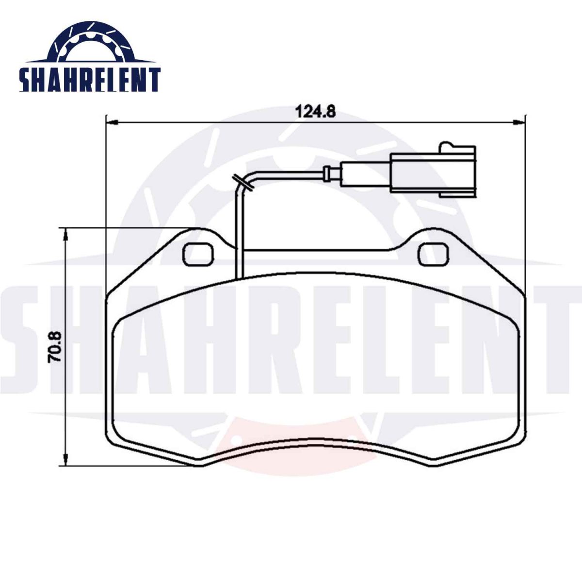 لنت ترمز جلو آلفا رومئو 4C برند برمبو (brembo) - Image 3