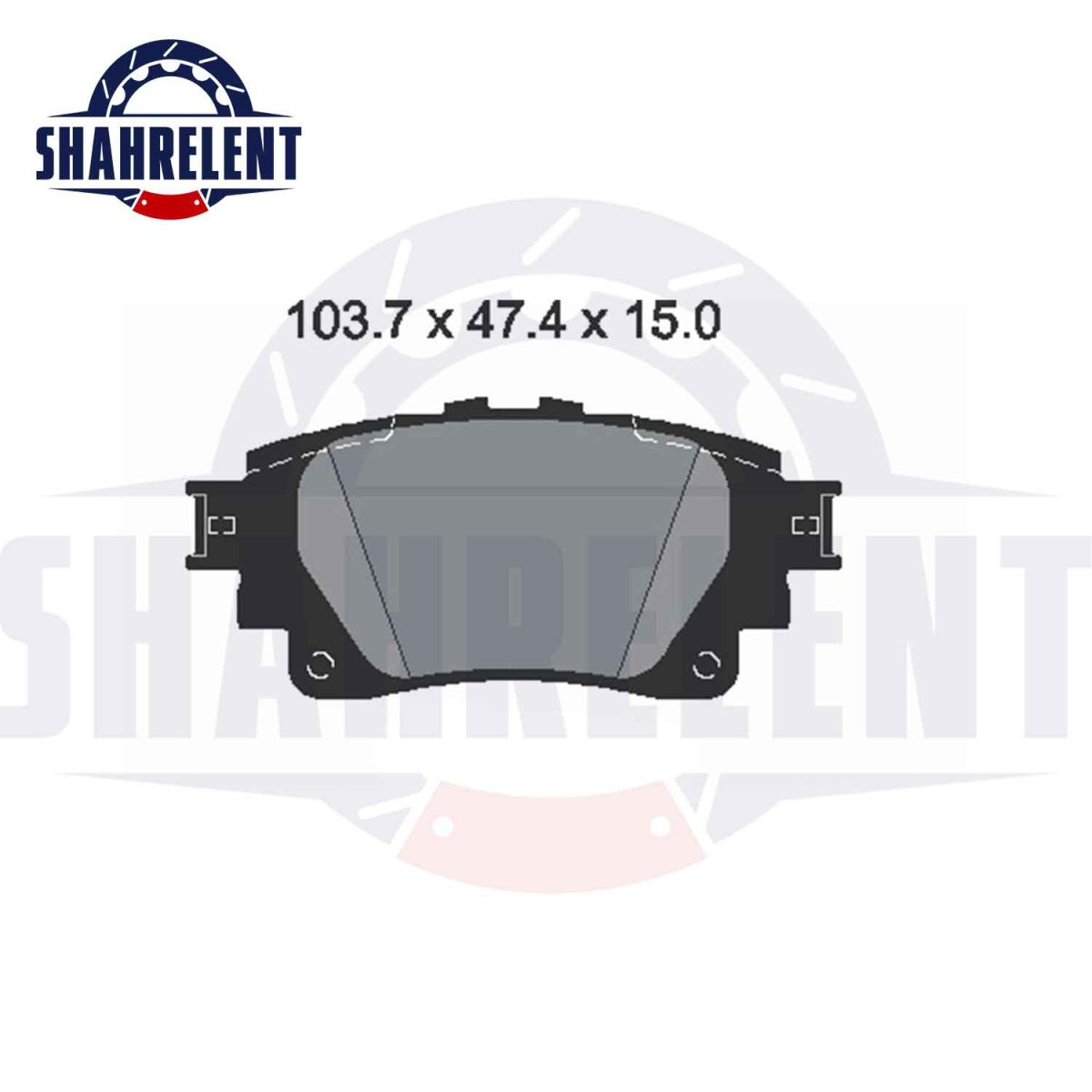 لنت ترمز عقب تویوتا کرولا جدید برند اصلی تویوتا (GENUINE PARTS) - Image 3